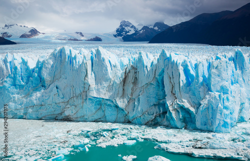 Vertical edge of glacier Perito Moreno