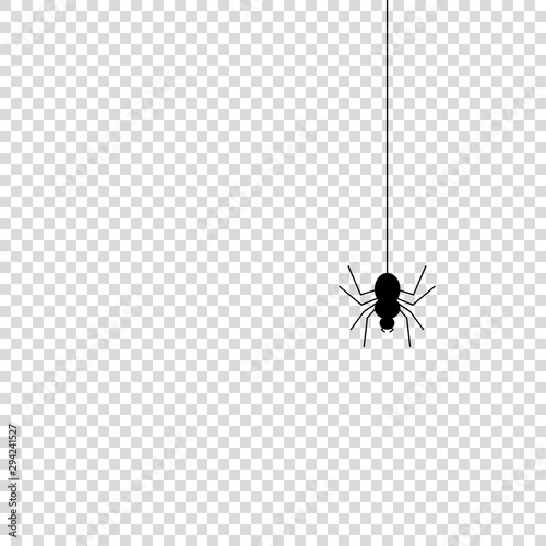 Spider icon mock up vector illustration isolated