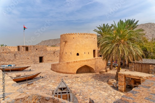 castel von khasab, innen, oman