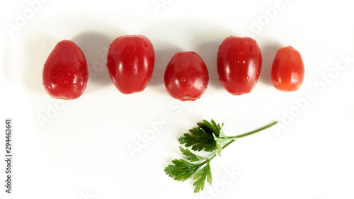 pomidory i pietruszka liść