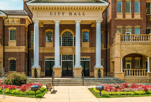 Columns on City Hall Built in 2007