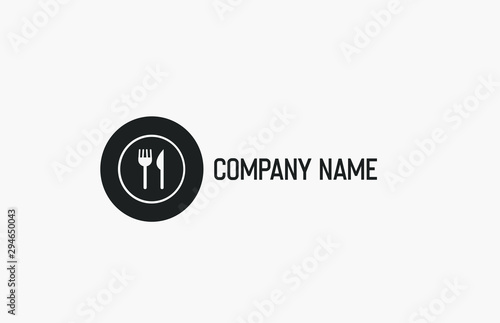 Restaurant Logo (Black & White)