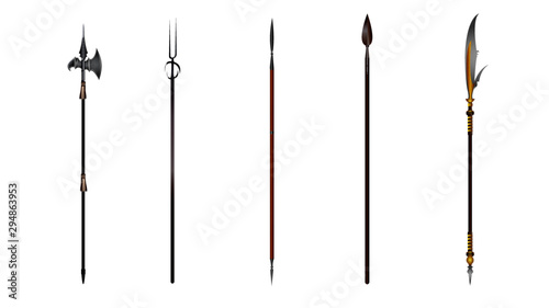 Medieval Spear Weapons