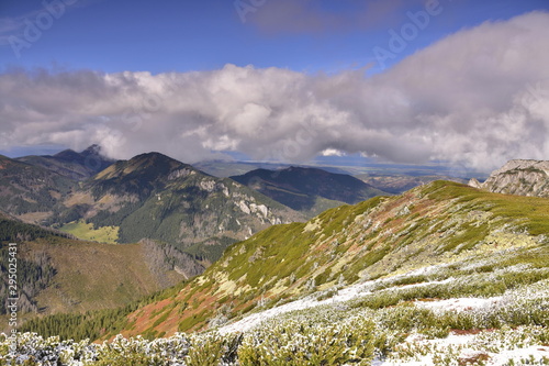 Polish mountains Tatry, Jesien w Tatrach