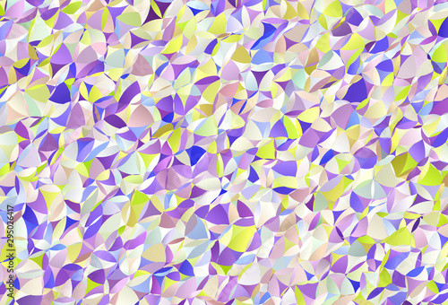 Light Multicolor vector gradient triangles texture.