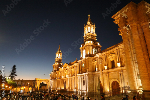 Peru - Arequipa - this stunning colonial town is awash with beautiful architecture and intricate carvings, a must see if you visit Peru