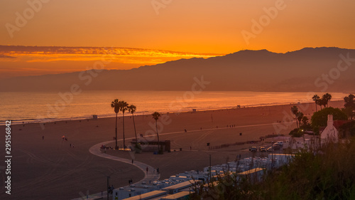 Sunset in Santa Monica 
