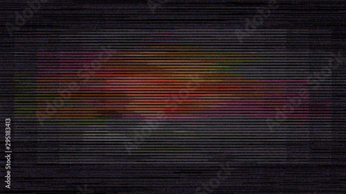 Noise Screen Multicolored Digital Waves Abstract Lines Background