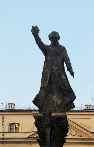 Monument to Peter's Skarga in Krakow