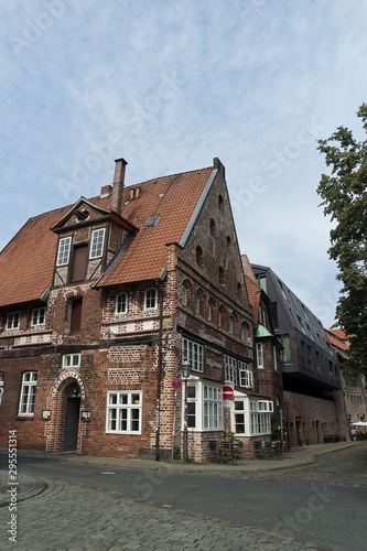 traditional old houses in lueneburg