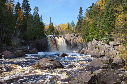Illgen Falls on Minnesota's north shore during autumn