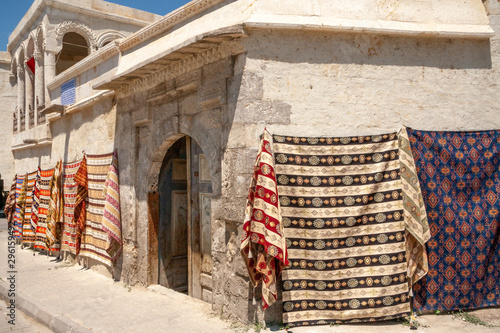 Carpets for sale at Mustafapasa, Cappadocia, Turkey