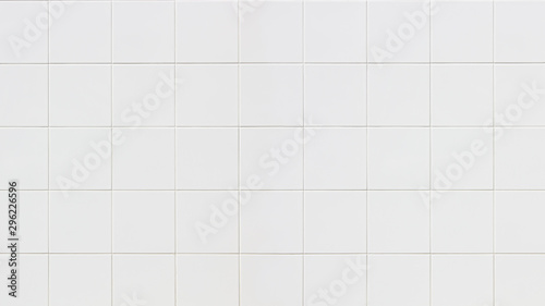 White tile wall texture for the decoration of the bedroom .