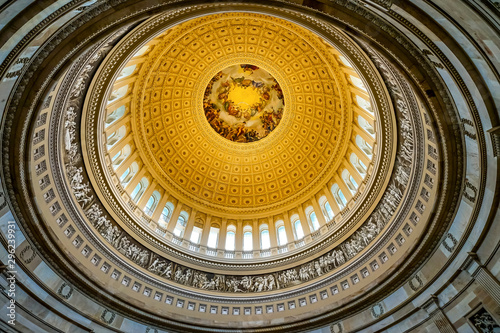 US Capitol Dome Rotunda Apothesis Washington DC