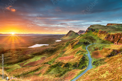 Beautiful Autumn sunrise over the Quiraing