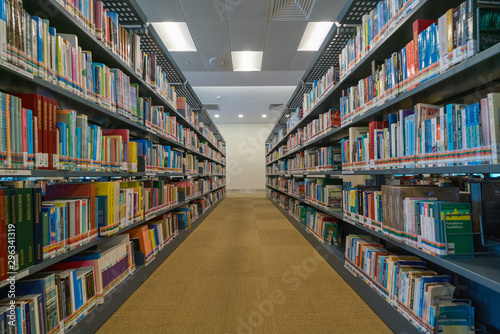 Interior of library