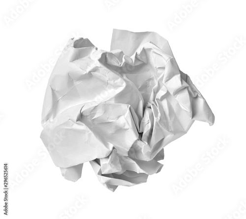 paper ball crumpled garbage trash mistake