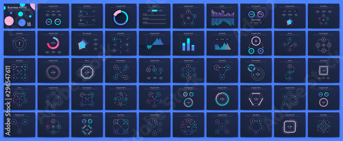 Infographic vector brochure elements for business illustration