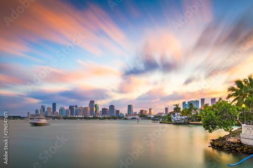 Miami, Florida, USA downtown skyline