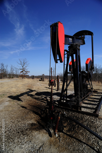 Oil Pump Jack, estrazione petrolio nelle campagne dell'Oklahoma