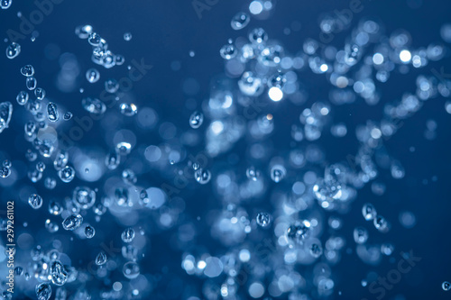 water drops in the air 