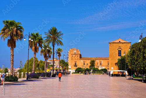 scandaliato square Sciacca Sicily Italy