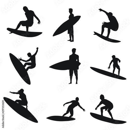 Surfing Silhouettes