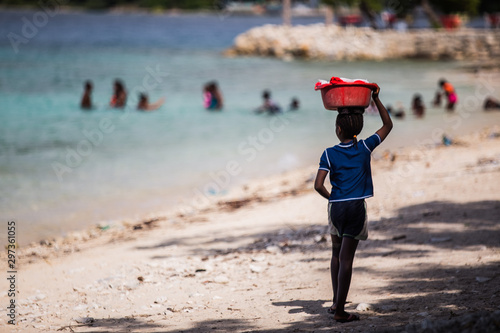Haiti Caribe Barco Pescadores