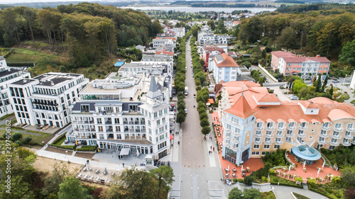 Sellin - a city, resort and port on the Baltic Sea on the island of Rügen