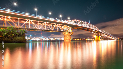 Orange Harbour Bridge in the Evening