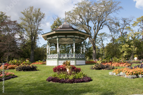 Victorian bandshell at Halifax Public Gardens, Nova Scotia