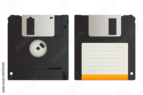 Black Floppy Disk