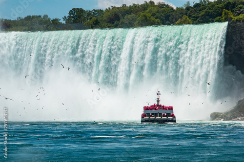 Boat at Niagara falls