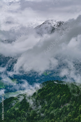 Alps in Clouds