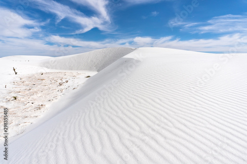 Ripples in sand dunes at White Sands National Monument