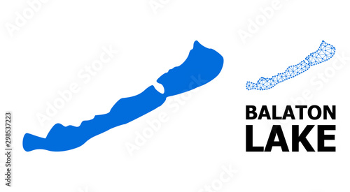 Solid and Carcass Map of Balaton Lake