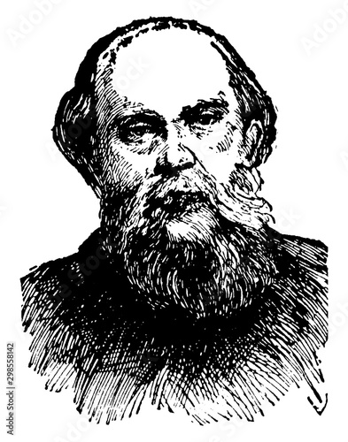 Paul Verlaine, vintage illustration