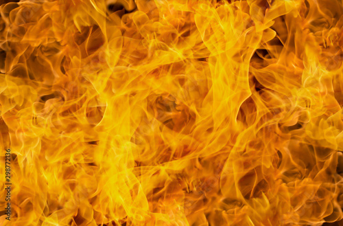 Abstract image, the image of a burning and fiery flame For background