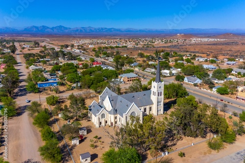 The small town of Steytlerville in the dry and arid Karoo region of South Africa