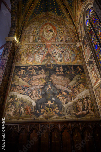 Fresque intérieure basilique de San Petronio