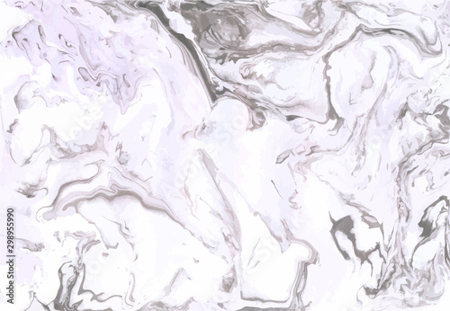 Pastel vector marble background. Black, white and grey.