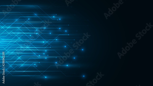 blue abstract technology cyberspace background,speed data transfer background,big data analysis concept