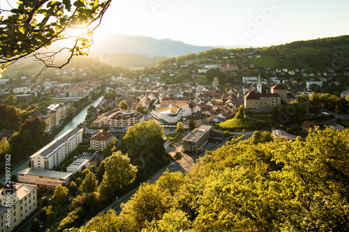 Feldkirch bei Sonnenuntergang