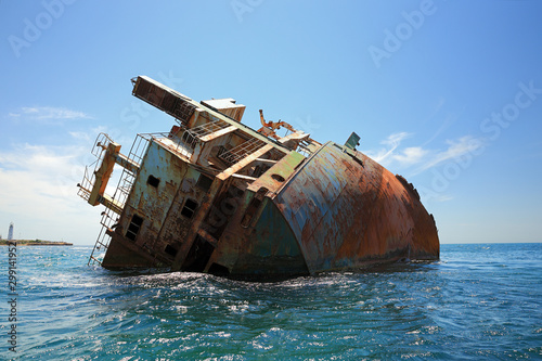 shipwreck in the Black sea