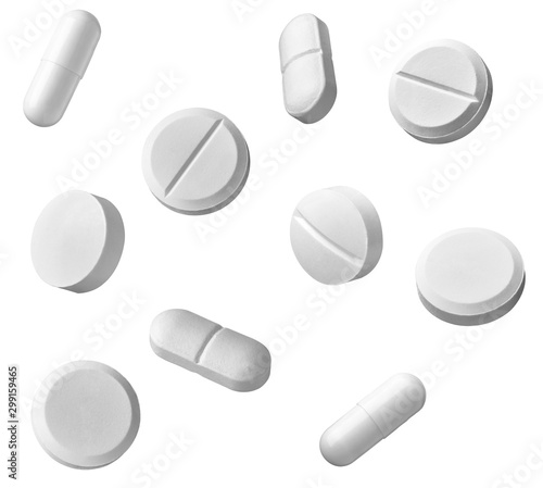 white pill medical drug medication