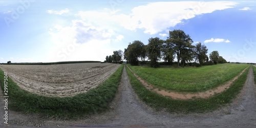 Polish natural environment 360 degree panorama