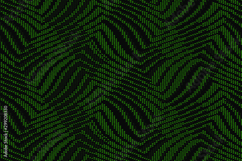 Full Seamless Onamental Snake Animal Skin Pattern Vector. Monochrome snake leather design for textile fabric print. Green snake leather pattern for bag, shoes, tight, dress and fabric.