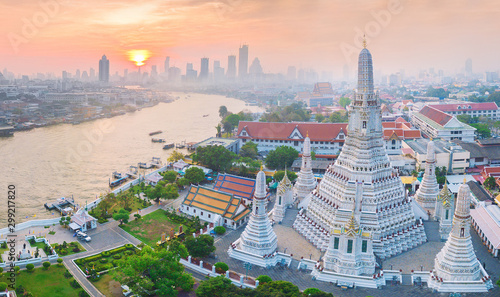 High angle view Bangkok Thailand