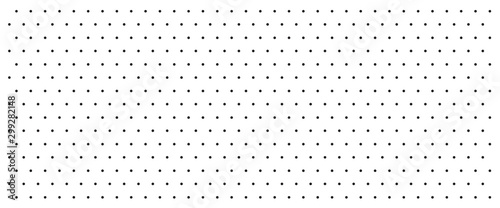 Background with monochrome dotted texture. Polka dot pattern template