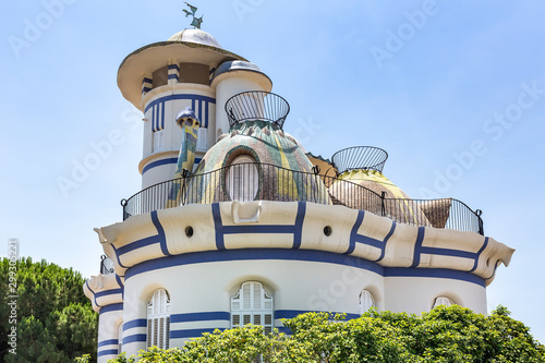 La Torre de la Creu is a modernist building in Sant Joan Despí, Barcelona, built by Josep Maria Jujol between 1913 and 1916